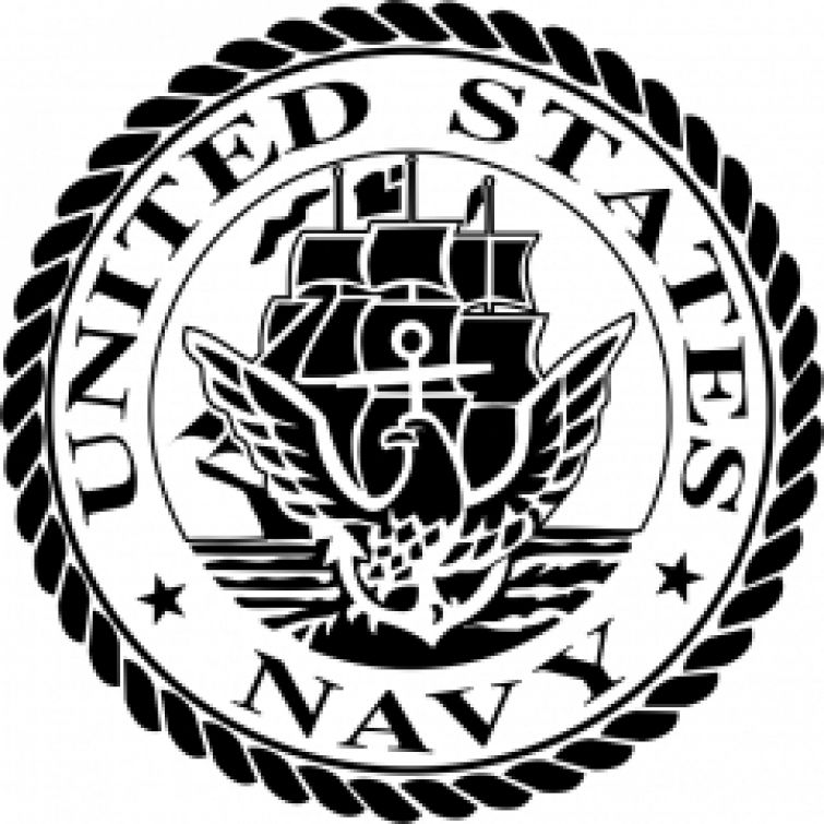 LASER ETCHED USA NAVY LOGO.